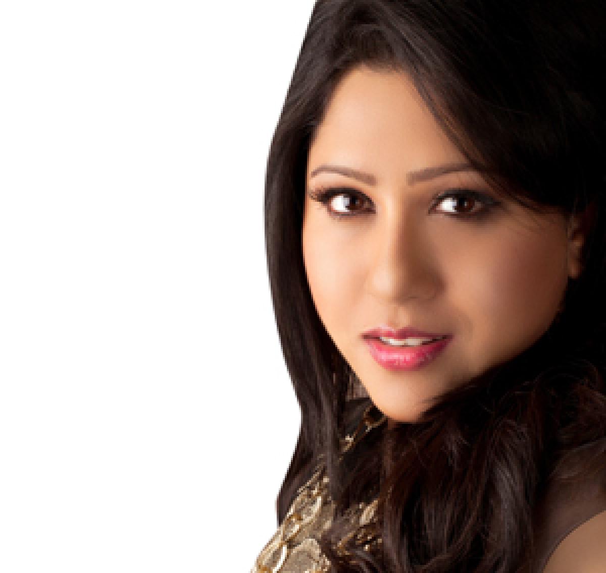 Arpita Chakraborty croons for TV show